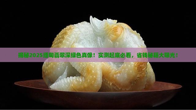 缅甸翡翠深绿色的照片