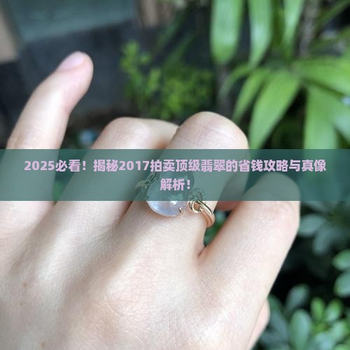 2017拍卖的顶级翡翠
