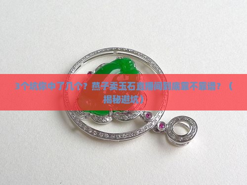 燕子卖玉石直播间