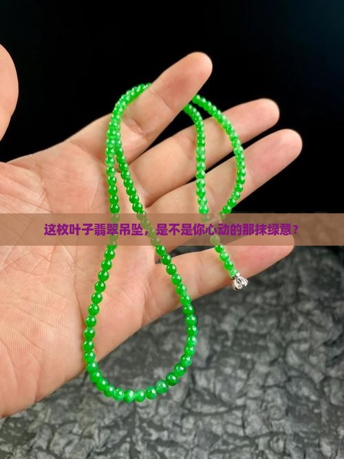 叶子翡翠吊坠好看吗