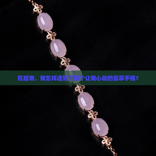 去越南买了个翡翠手镯