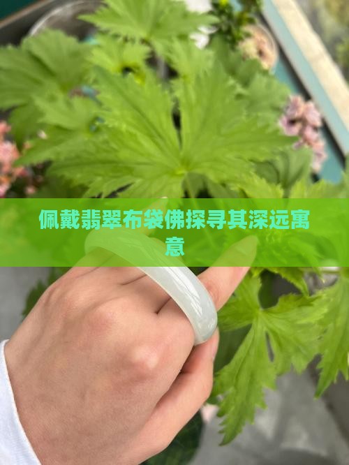 佩戴翡翠布袋佛 佩戴翡翠布袋佛
