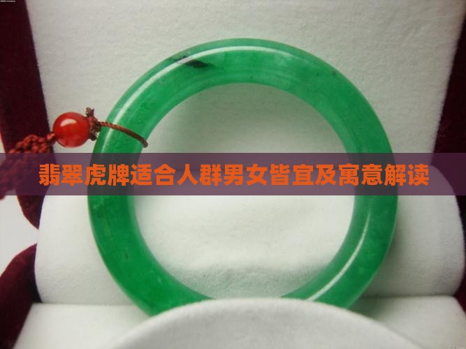 翡翠虎牌适合人群