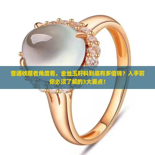 金丝玉籽料值钱吗