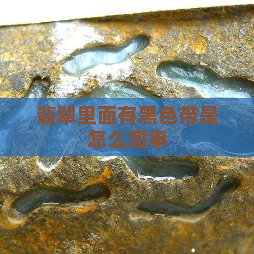 翡翠镯里面有一片黑带