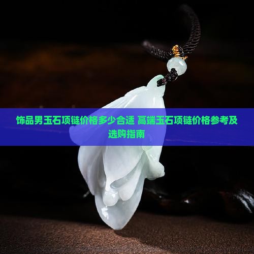 饰品男玉石项链价格多少合适