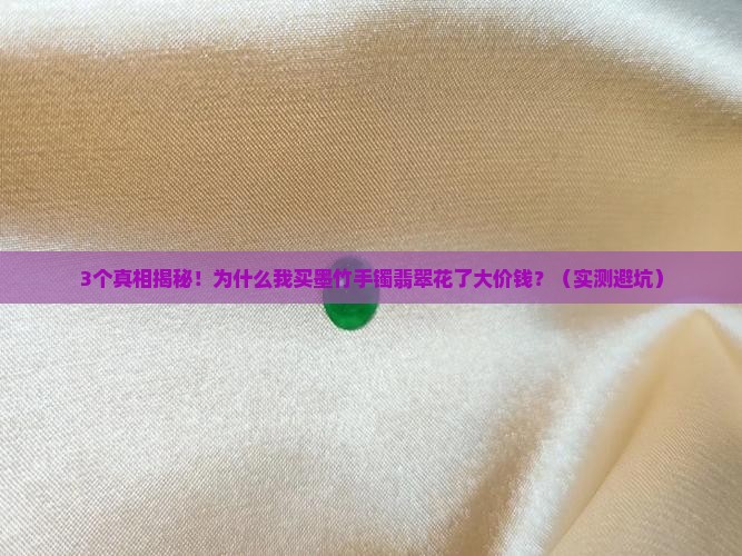 墨竹手镯翡翠