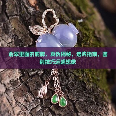 翡翠里面的鹿牌