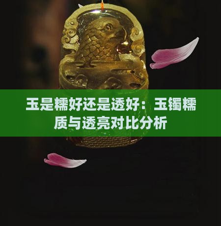 玉是糯好还是透好：玉镯糯质与透亮对比分析