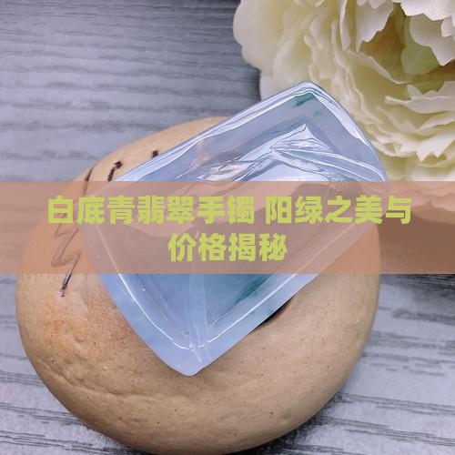 白青底飘阳绿翡翠手镯