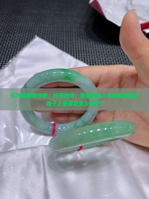 翡翠糯化牌子值多少钱