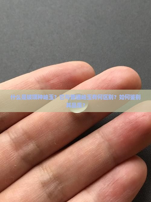 玻璃种岫玉