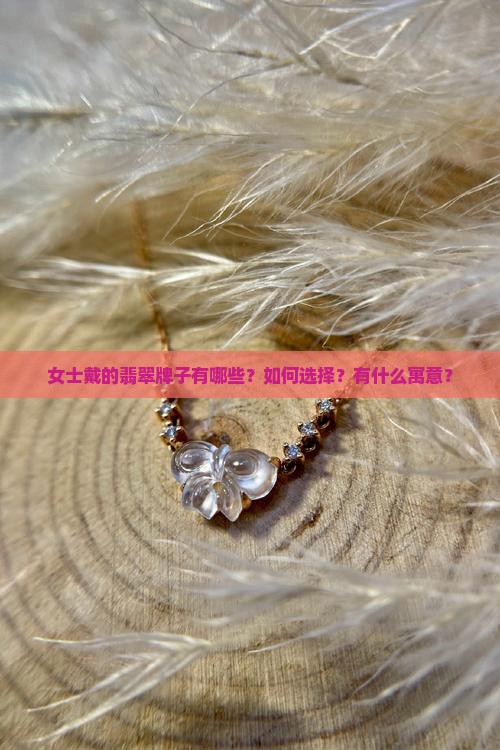 女士戴的翡翠牌子都有哪些