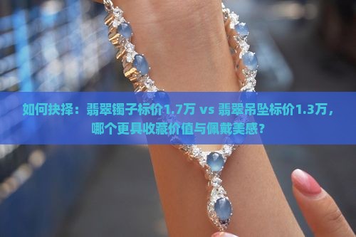 翡翠镯子一万七翡翠吊坠一万三选哪个好