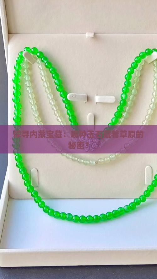 内蒙的玉石种类