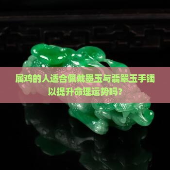 属鸡可以带墨玉手镯吗