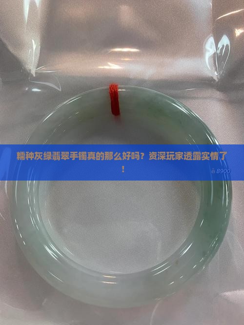整体均匀的糯种灰绿翡翠手镯好吗