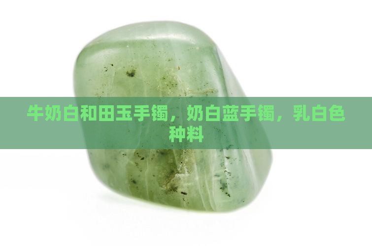 牛奶白和田玉手镯