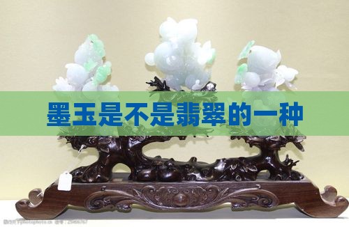 墨玉是不是翡翠的一种