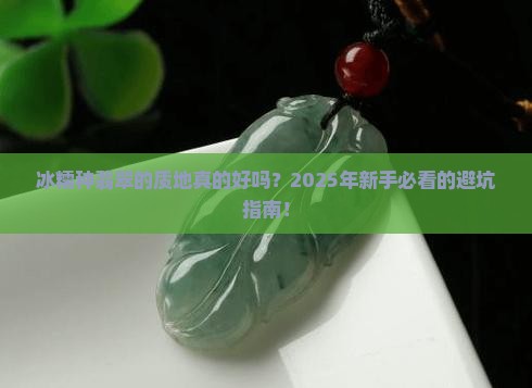 冰糯种翡翠的质地