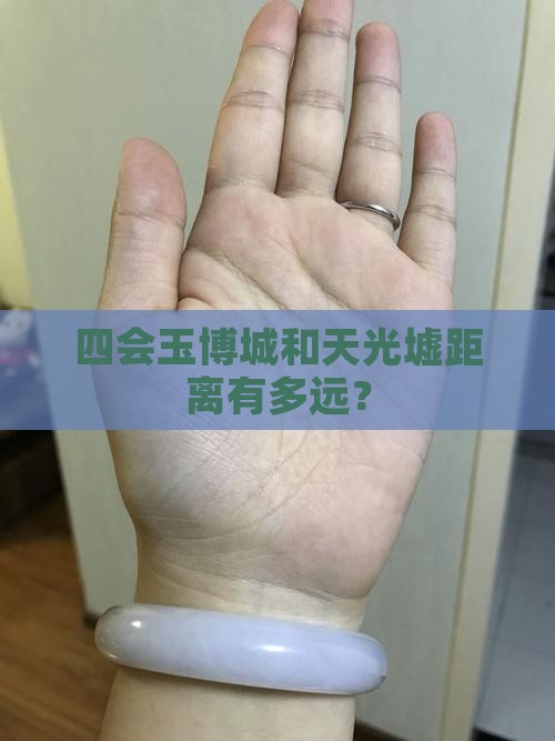 四会玉博城和天光墟距离有多远