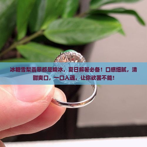 冰糖雪梨翡翠都是糯冰