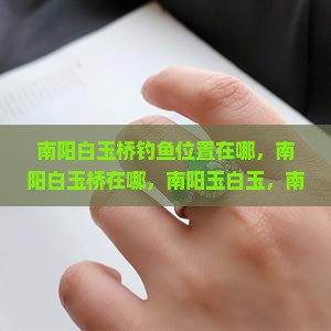 南阳白玉桥钓鱼位置