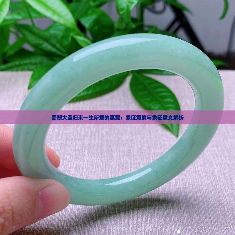 翡翠大圣归来一生所爱的寓意：象征意境与象征意义解析