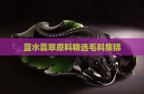 蓝水翡翠原料精选毛料集锦