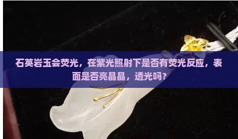 石英岩玉会荧光