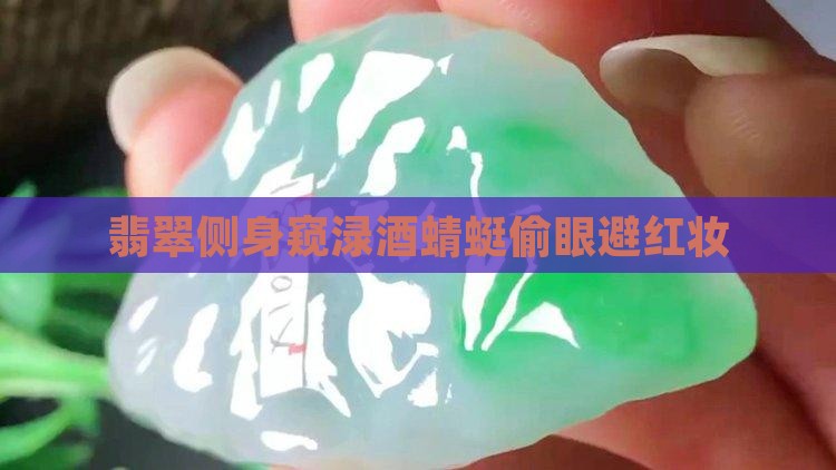 翡翠侧身窥渌酒蜻蜓偷眼避红妆