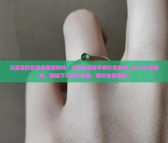 淡蓝底的翡翠手镯值钱吗