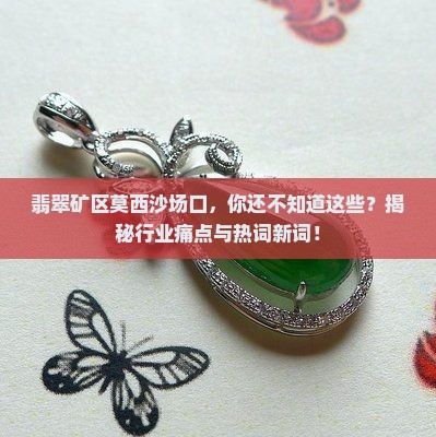 翡翠矿区莫西沙场口