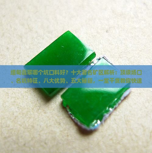 缅甸翡翠哪个坑口料好