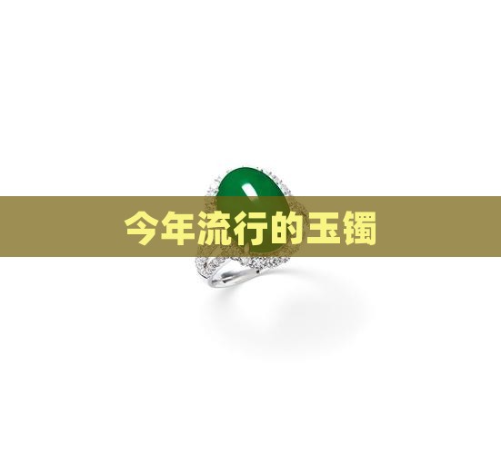 今年流行的玉镯