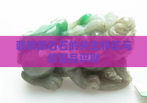 翡翠原石的共生特征