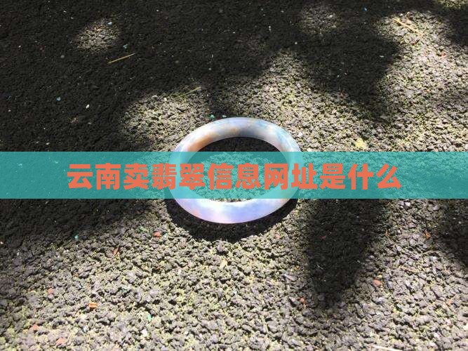云南卖翡翠信息网址是什么