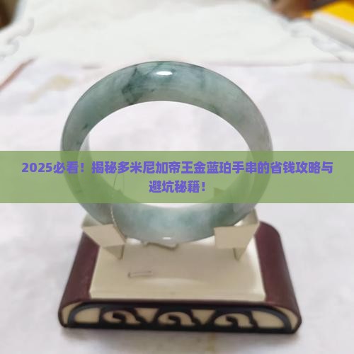 多米尼加帝王金蓝珀手串