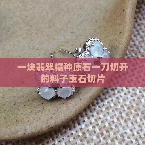 玉石原石糯种切片 玉石原石糯种切片