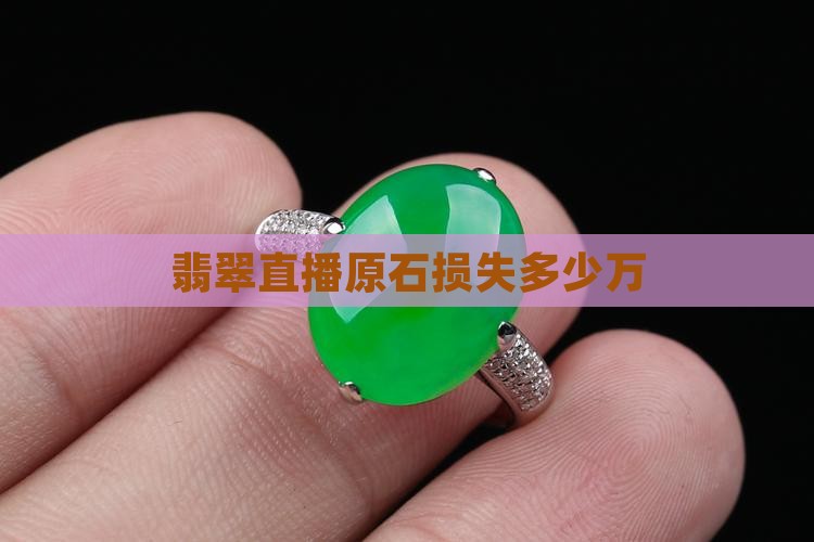 翡翠原石损失多少万