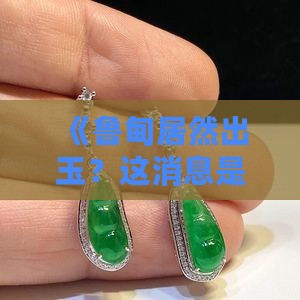 鲁甸出玉吗