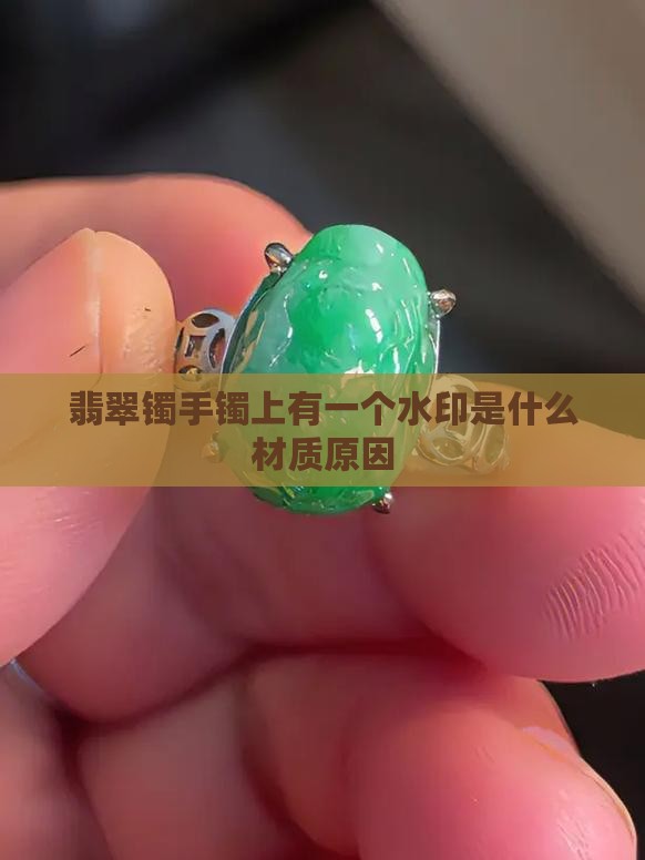 翡翠镯手镯上有一个水印是什么