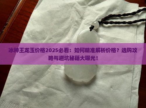 冰种王龙玉价格