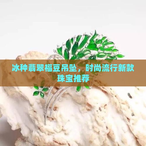 冰种翡翠福豆吊坠