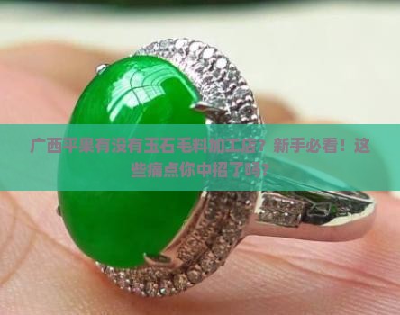 广西平果有没有玉石毛料加工店