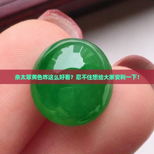 佘太翠黄色