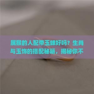 属猴的人配带玉蝉好吗