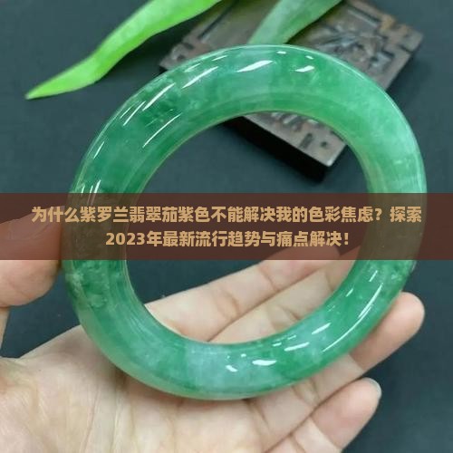 紫罗兰翡翠茄紫色
