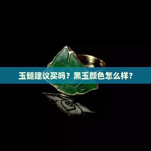 黑玉髓最建议买吗