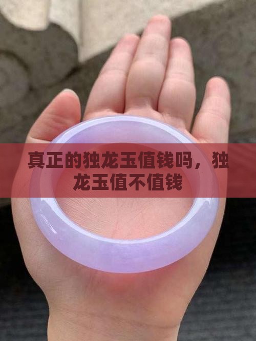 真正的独龙玉值钱吗